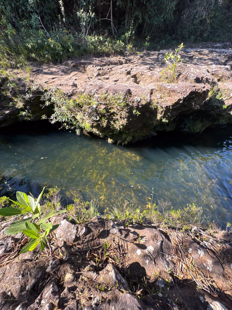 piscinas naturais da Cachoeira do Rodeador