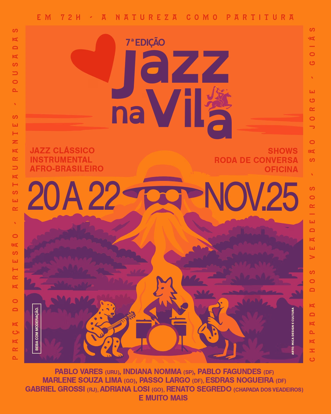 Vem pro Jazz na Vila em Novembro na Chapada dos Veadeiros