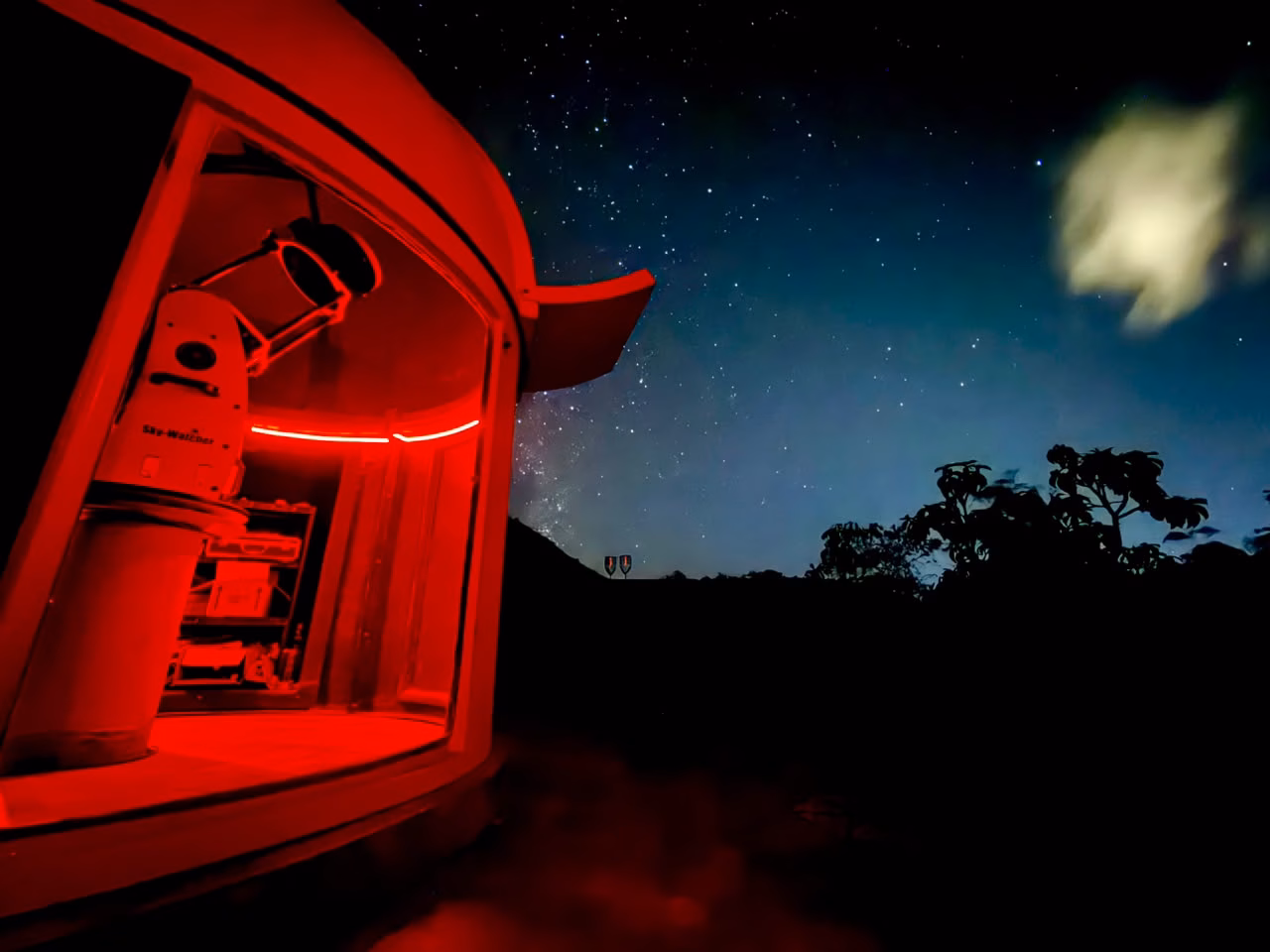 Céu estrelado da Chapada dos Veadeiros
