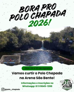 Cartaz do Campeonato de Polo Aquático na Fazenda São Bento 2026