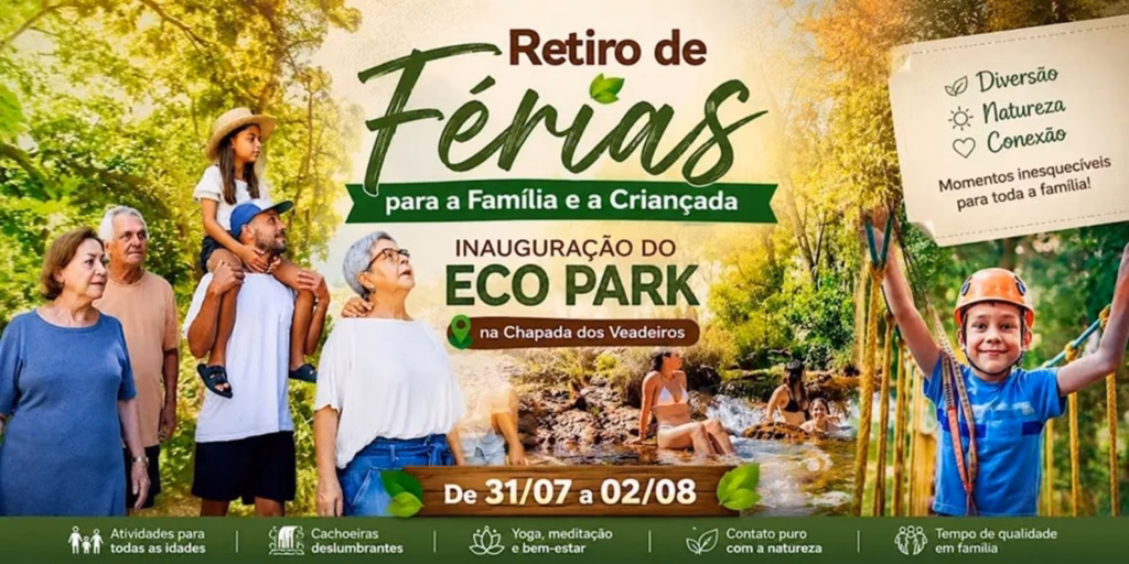 Retiro de Férias para a Família na Chapada dos Veadeiros - Templo da Centelha Divina