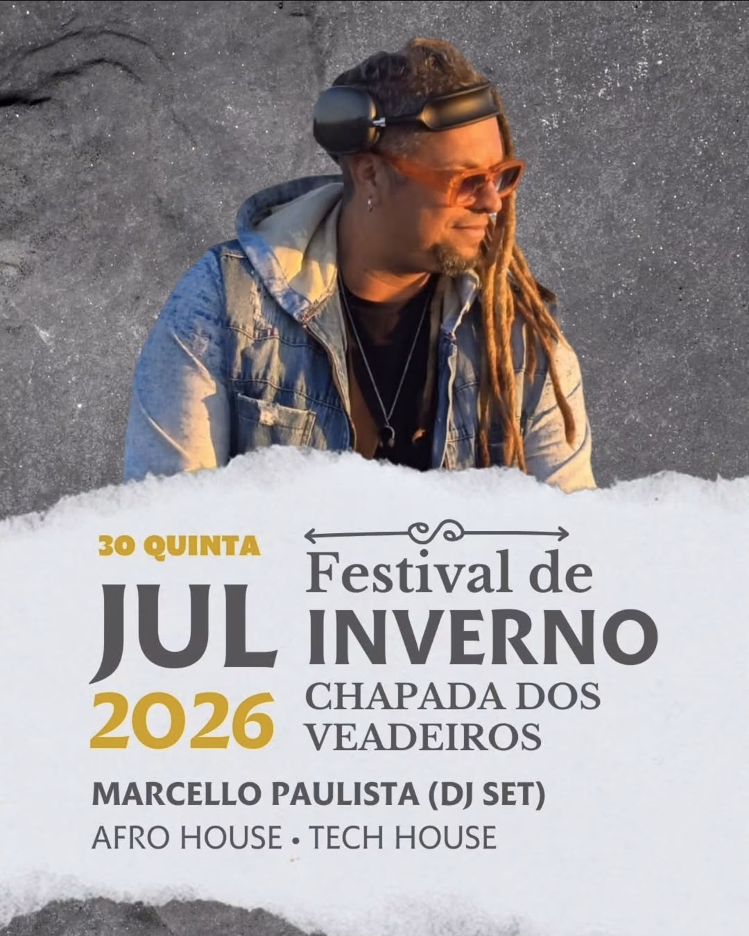 Última semana do Festival de Inverno no Mirante do Alto, em Alto Paraíso de Goiás, com pôr do sol, música ao vivo e gastronomia especial na Chapada dos Veadeiros.