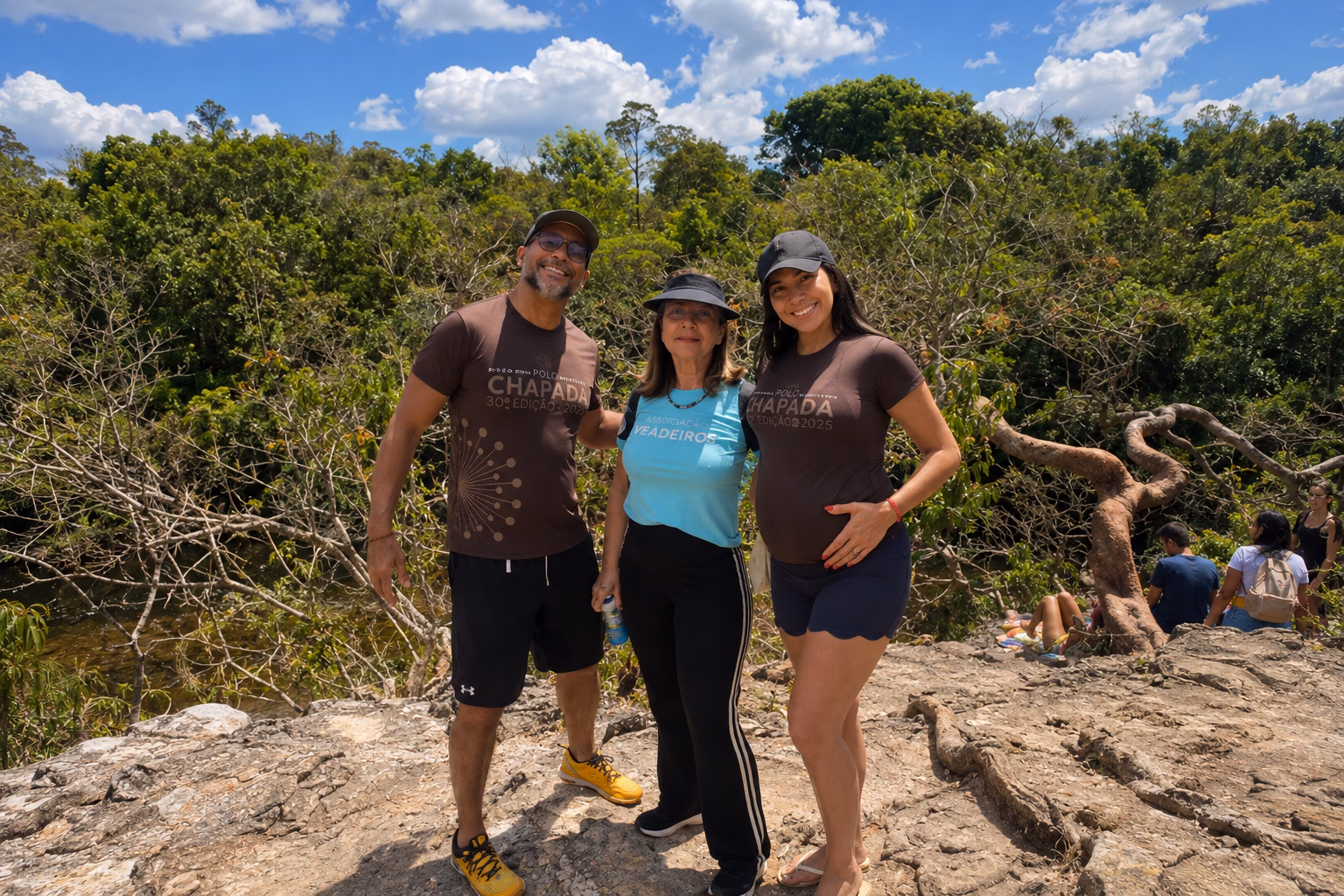 Mércia Beatriz Miranda, Presidente da Associação Veadeiros prestigia Polo Chapada na Fazenda São Bento