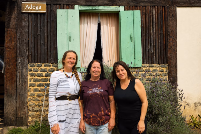 Empresárias da Chapada dos Veaderios, Leda Malysz e Marília França visitam empreendimentos turísticos em Espirito Santo durante o RuralTurES